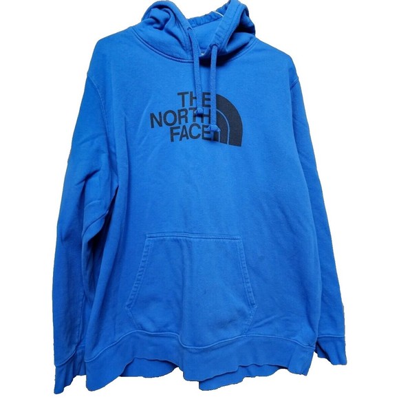 The North Face Blue Hoodie Size 2X Men's Pullover - Picture 1 of 9